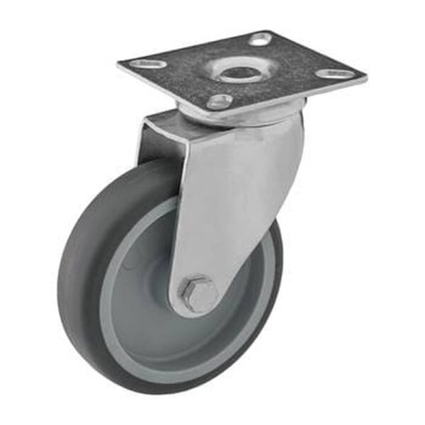 SHARKNES KOŁO TW.-GUMA 100mm SKRĘTNE SH-60204