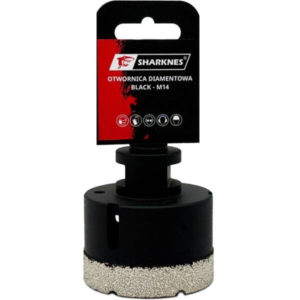 SHARKNES OTWORNICA DIAM. BLACK M14  85mm SH-20369